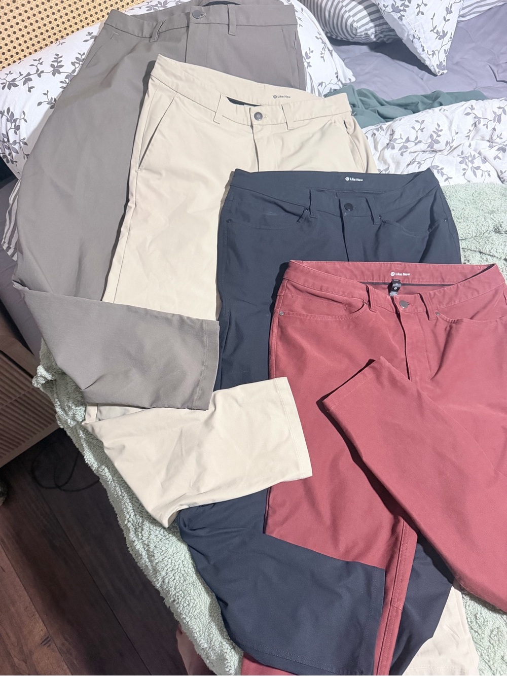 Lululemon Men's bundlePants - Black, Khaki, Gray, Burgundy